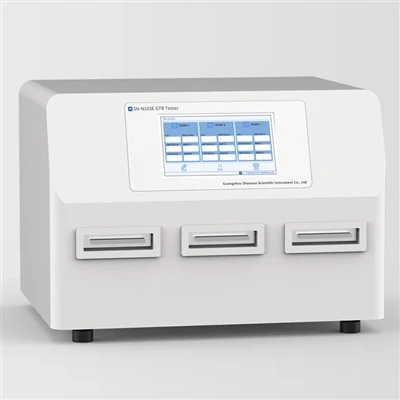 Testador de permeabilidade a gases de três câmaras